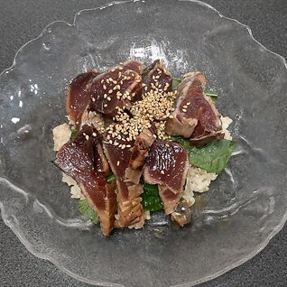 カツオの漬け丼☆